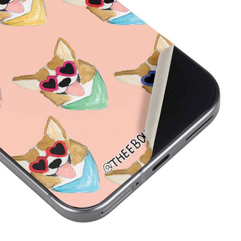 Bouffants and Broken Hearts Corgi Love Pixel 9 Pro XL Skin